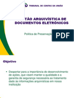 Gestão Arquivística de Documentos Fev2010