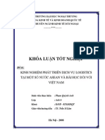 Khóa luận tốt nghiệp- Kinh nghiệm phát triển dịch vụ Logistics tại một số nước Asean và bài học đối với Việt Nam PDF