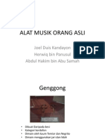 Alat Musik Orang Asli