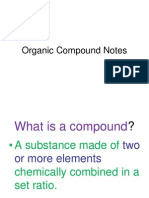 organic compound notes