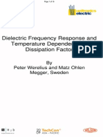 Dielectric Frequency Response and Temperature Dependence of Dissipation Factor_090220