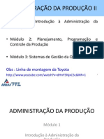 Aula 04 - ADMINISTRAÇÃO DA PRODUÇÃO II - Tecnologia