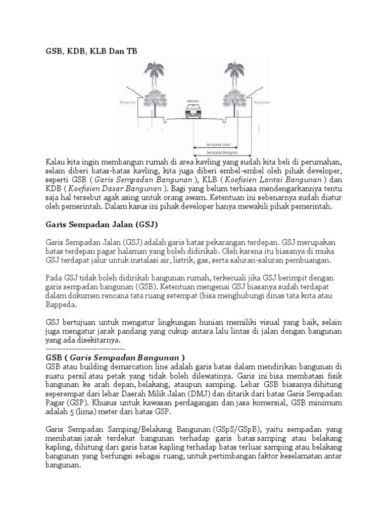 Ringkasan Peraturan Bangunan  PDF
