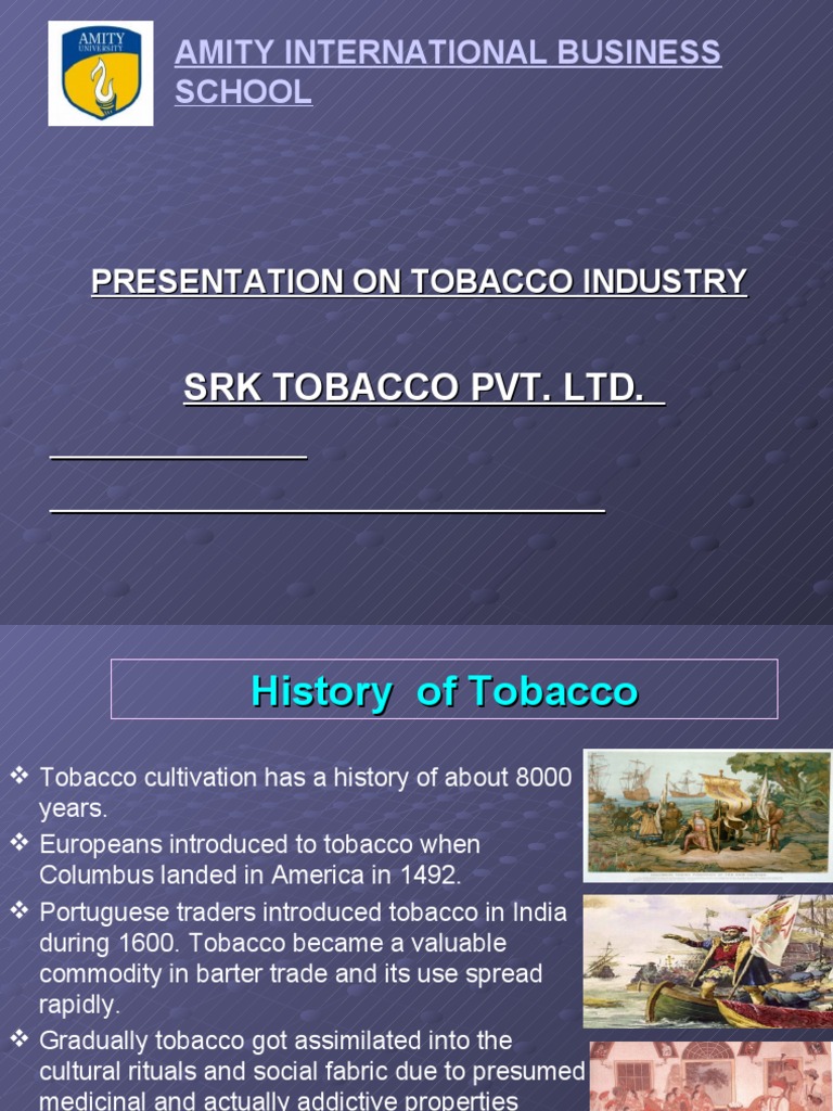 Tobacco Industry trade Tobacco World Trade Organization