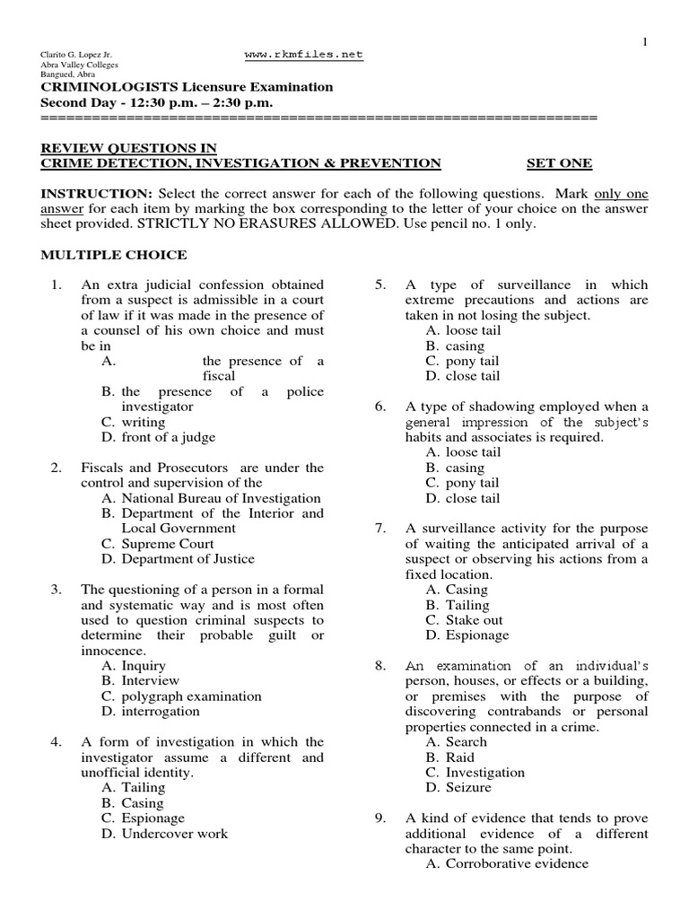Crime Detection Exam Review Questions | PDF | Psychoactive Drugs | Fires