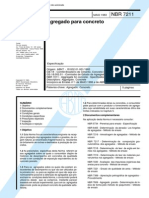 NBR 7211 - Agregado para Concreto PDF