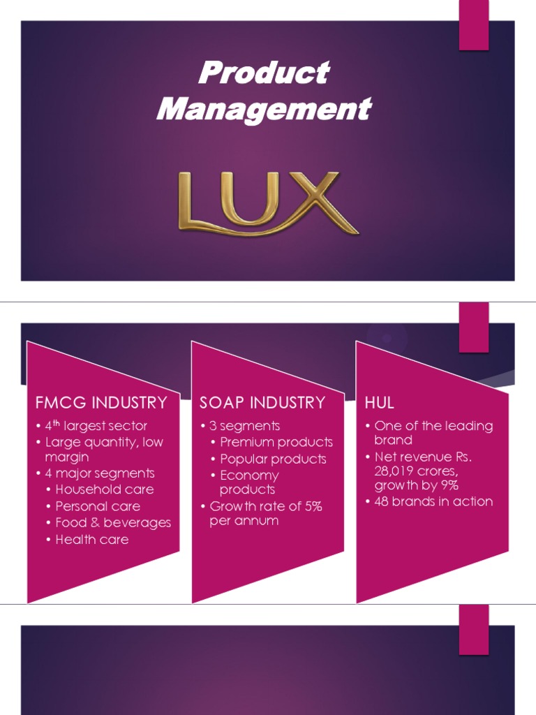 Lux Product Management PDF Brand Business Economics