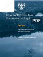 Elliot Lake Judicial Inquiry Report (Part Two)