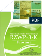 Pedoman Teknis Penyusunan RZWP3K Provinsi