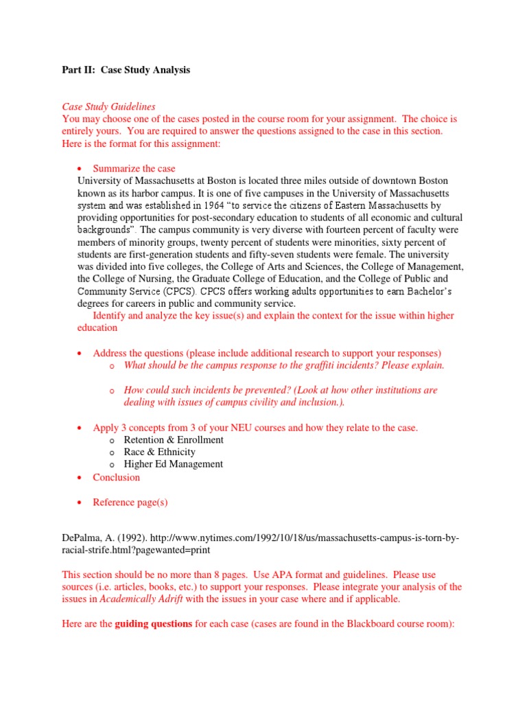 Case Study Guidelines | PDF | Social Science