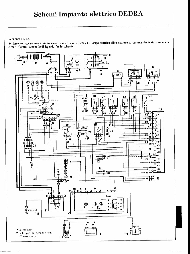 Schemi Elettrici Lancia Dedra