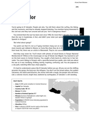 Nicaragua El Salvador El Salvador v1 m56577569830489992, PDF, El Salvador