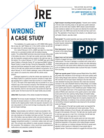 What Went Wrong Case Study 