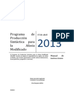 Programa de Produccion Sintactica para La Afasia Manual PDF