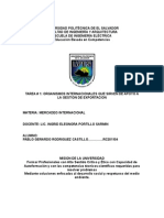 Universidad Politécnica de El Salvador - Tarea 1