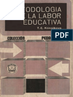 Konnikova, T. E. - Metodologia de La Labor Educativa PDF