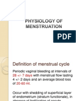 Physiology of Menstruation