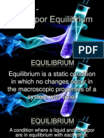 Liquid Vapor Equilibrium