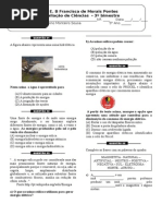 AVALIAÇÃO DE CIÊNCIAS - 3º.doc