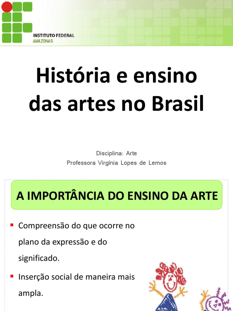 Ensino de Arte no Brasil: História e Importância | PDF | Escolas ...