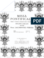 Misa Pontificale de Lorenzo Perosi PDF