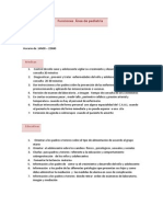 Funciones Área de Pediatría