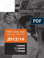 Kidpower Teenpower Fullpower NZ Annual Report 2013/14