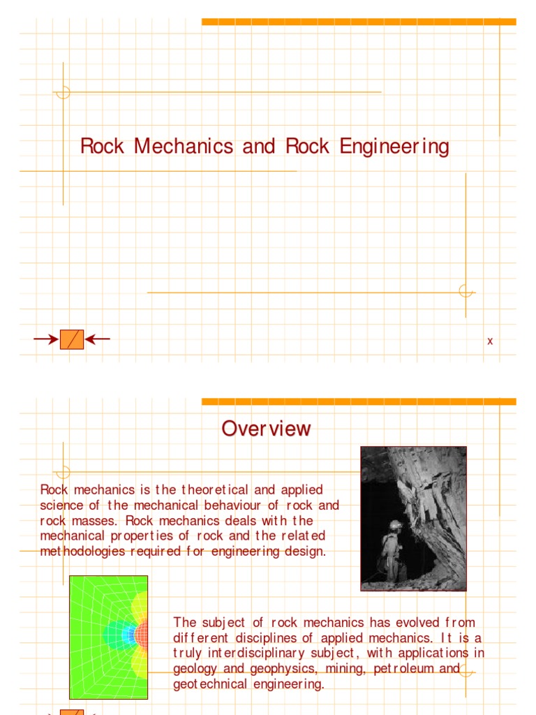 Rock Mechanics and Rock Engineering | PDF | Science & Mathematics