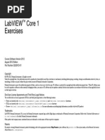 2012 LabVIEW Core 1 Exercises Manual PDF