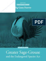 Consultant's Sage Grouse Report
