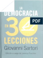 Sartori G - 30 Lecciones de Democracia PDF