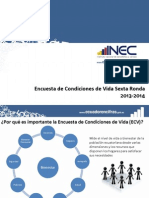 Presentacion Encuesta+Condiciones+de+Vida PDF