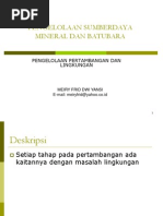 Download PENGELOLAAN PERTAMBANGANppt by Yeni Sinaga SN243143194 doc pdf