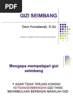 Download GIZI SEIMBANG by Lala Adhayana SN24314642 doc pdf