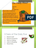 reading daily 5  overview