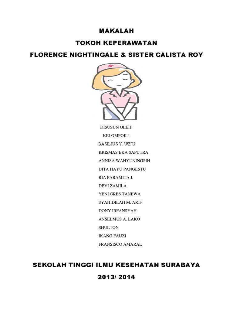MAKALAH TEORI FLORENCE NIGHTINGALE (gabung ).docx