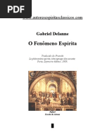 Gabriel Delanne - O Fenômeno Espírita