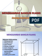 Menggambar Bangun Ruang