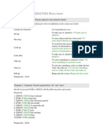 Match The Vocabulary and Phrasal Verb To Its Definition in The Context of A Hotel