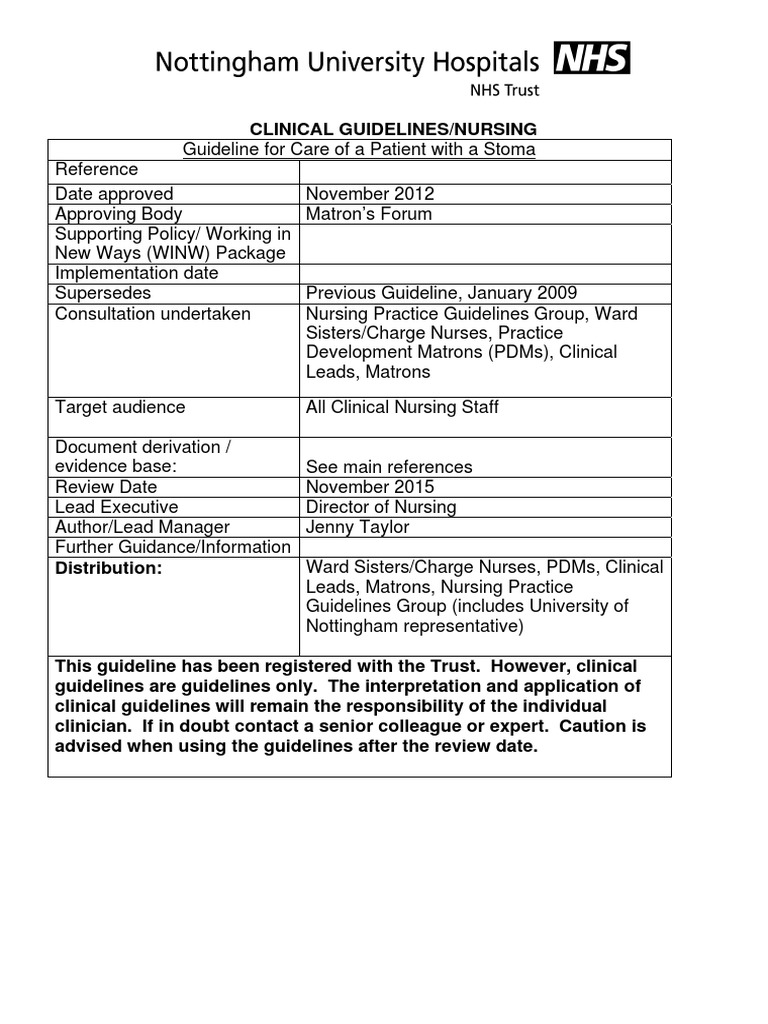stoma care Medicine Medical Specialties