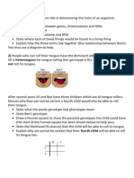 Genetics Revision Exam Question