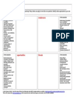 Free SWOT Analysis Template