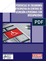 Experiencias de Ergonomia Participativa en Centros de Atencion A Personas Con Discapacidad PDF