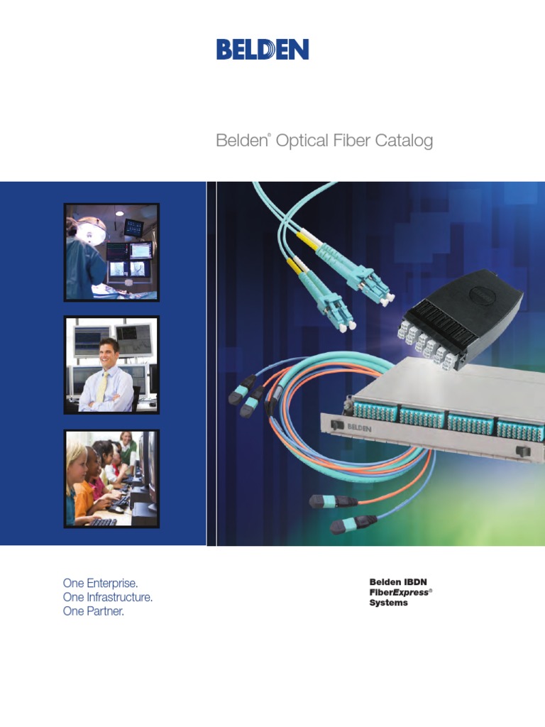 Belden® Optical Fiber Catalog - Original - 17106 PDF | PDF | Optical ...