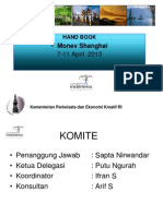 Presentasi Buku Panduan Kegiatan Monev Shanghai 2013