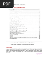 AHDS-Metadata For Your Digital Resource PDF