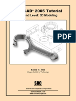 Autocad 2005 Tutorial: Second Level: 3D Modeling