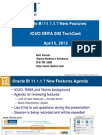 Oracle BI 11.1.1.7 New