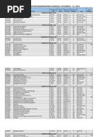 Final Mid-Semester Examinations Schedule For Website