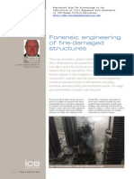 Forensic Engineering of Fire-Damaged Structures